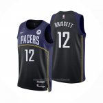 Maillot Indiana Pacers Oshae Brissett #12 Ville 2022-23 Bleu