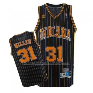 Maillot Indiana Pacers Reggie Miller #31 Retro Noir