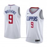Maillot Los Angeles Clippers C.j. Williams #9 Association 2018 Blanc
