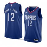 Maillot Los Angeles Clippers Luc Mbah A Moute #12 Icon 2018 Bleu