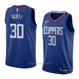 Maillot Los Angeles Clippers Mike Scott #30 Icon 2018 Bleu