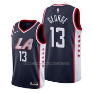 Maillot Los Angeles Clippers Paul George #13 Ville 2019 Noir