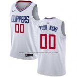 Maillot Los Angeles Clippers Personnalise 17-18 Blanc