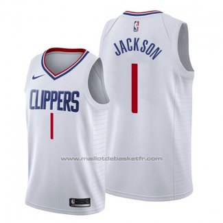 Maillot Los Angeles Clippers Reggie Jackson #1 Association 2019-20 Blanc