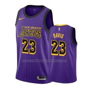 Maillot Los Angeles Lakers Anthony Davis #23 Ville 2019-20 Volet