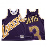 Maillot Los Angeles Lakers Anthony Davis #3 Mitchell & Ness Big Face Volet