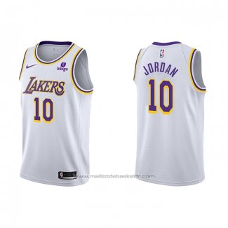 Maillot Los Angeles Lakers DeAndre Jordan #10 Association 2021-22 Blanc