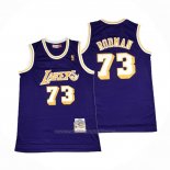 Maillot Los Angeles Lakers Dennis Rodman #73 Mitchell & Ness 1998-99 Volet