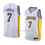 Maillot Los Angeles Lakers Isaiah Thomas #7 Association 2018 Blanc