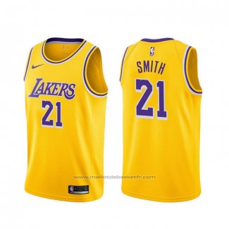 Maillot Los Angeles Lakers J.r. Smith #21 Icon 2020 Jaune