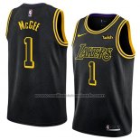 Maillot Los Angeles Lakers Javale Mcgee #1 Ville 2018 Noir