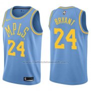 Maillot Los Angeles Lakers Kobe Bryant #24 Classic 17-18 Bleu