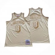 Maillot Los Angeles Lakers Kobe Bryant #8 Mitchell & Ness 1996-97 Or