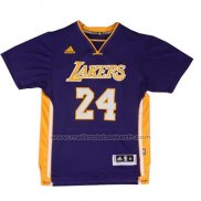 Maillot Manche Courte Los Angeles Lakers Kobe Bryant #24 Volet