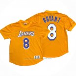 Maillot Manche Courte Los Angeles Lakers Kobe Bryant #8 Jaune