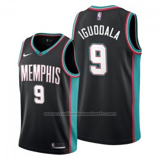 Maillot Memphis Grizzlies Andre Iguodala #9 Classic 20th Season Noir