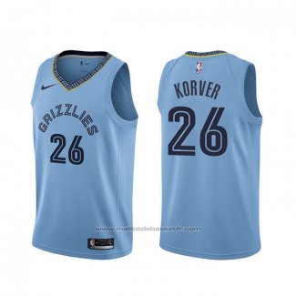 Maillot Memphis Grizzlies Kyle Korver #26 Statement Bleu