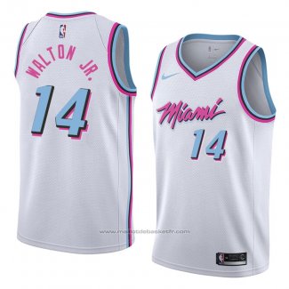 Maillot Miami Heat Derrick Walton Jr. #14 Association 2018 Blanc