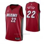 Maillot Miami Heat Jimmy Butler #22 Statement 2020-21 Rouge
