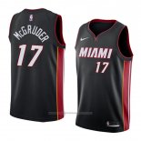 Maillot Miami Heat Rodney Mcgruder #17 Icon 2018 Noir