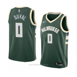 Maillot Milwaukee Bucks Trevon Duval #0 Icon 2018 Vert