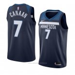 Maillot Minnesota Timberwolves Isaiah Canaan #7 Icon 2018 Bleu