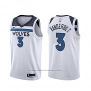 Maillot Minnesota Timberwolves Jarred Vanderbilt #3 Association Blanc