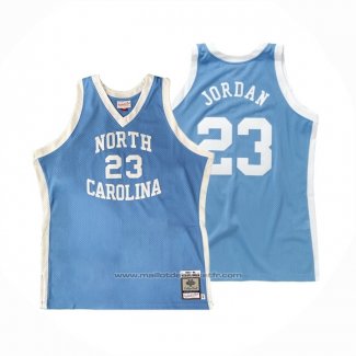 Maillot NCAA North Carolina Tar Heels Michael Jordan #23 Mitchell & Ness 1983-84 Bleu