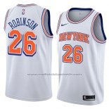 Maillot New York Knicks Mitchell Robinson #26 Statement 2018 Blanc