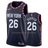 Maillot New York Knicks Mitchell Robinson #26 Ville 2019 Bleu