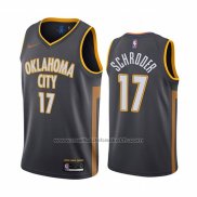 Maillot Oklahoma City Thunder Dennis Schroder #17 Ville Noir