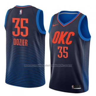 Maillot Oklahoma City Thunder Pj Dozier #35 Statement 2018 Bleu