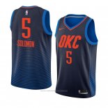 Maillot Oklahoma City Thunder Richard Solomon #5 Statement 2018 Bleu