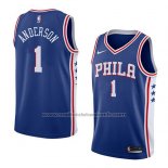 Maillot Philadelphia 76ers Justin Anderson #1 Icon 2018 Bleu