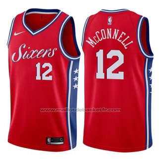 Maillot Philadelphia 76ers T.j. McConnell #12 Statement 2017-18 Rouge