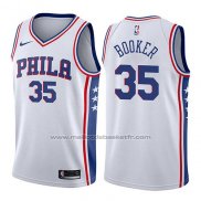 Maillot Philadelphia 76ers Trevor Booker #35 Association 2017-18 Blanc