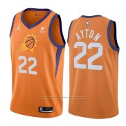 Maillot Phoenix Suns Deandre Ayton #22 Statement 2021 Orange