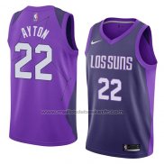 Maillot Phoenix Suns Deandre Ayton #22 Ville 2017-18 Volet