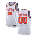 Maillot Phoenix Suns Personnalise Hardwood Classic 2017-18 Blanc