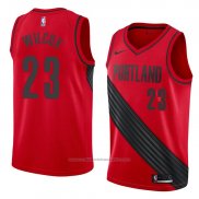 Maillot Portland Trail Blazers Cj Wilcox #23 Statement 2018 Rouge