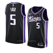 Maillot Sacramento Kings De'aaron Fox #5 Icon 2023-24 Noir