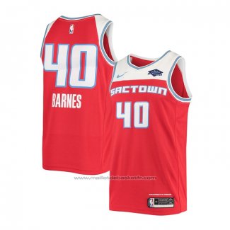 Maillot Sacramento Kings Harrison Barnes #40 Ville 2019-20 Rouge