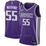 Maillot Sacramento Kings Jason Williams #55 Icon 2020-21 Volet