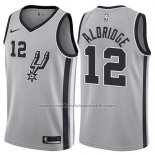 Maillot San Antonio Spurs LaMarcus Aldridge #12 2017-18 Gris