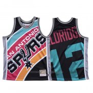 Maillot San Antonio Spurs Lamarcus Aldridge #12 Mitchell & Ness Big Face Noir