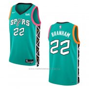 Maillot San Antonio Spurs Malaki Branham #22 Ville 2022-23 Vert