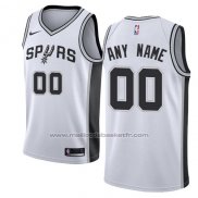 Maillot San Antonio Spurs Personnalise 17-18 Blanc