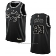 Maillot San Antonio Spurs Tre Jones #33 Classic 2022-23 Noir