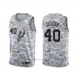 Maillot San Antonio Spurs Tyler Zeller #40 Earned Camouflage