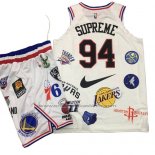 Maillot Supreme x Nike #94 Blanc